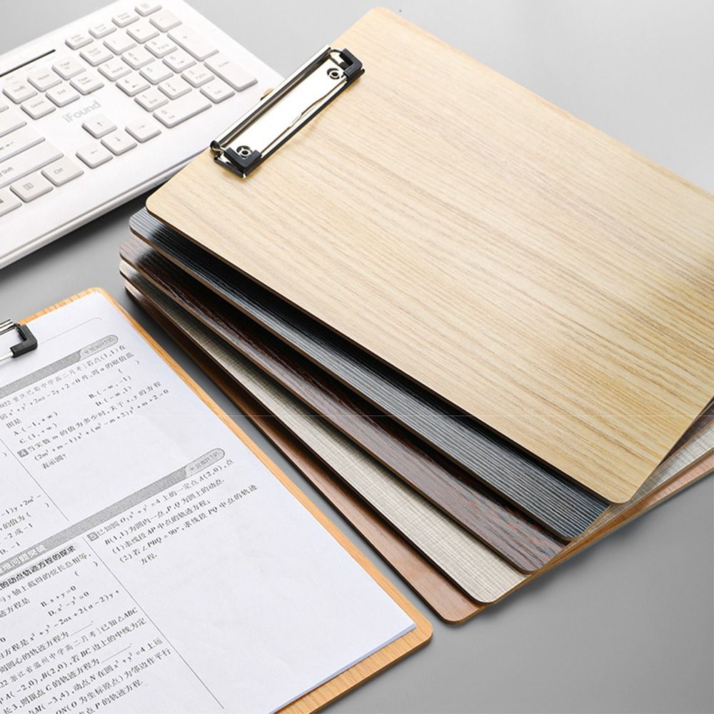 Document Scanner Portable - Porte-documents portable en bois A4, porte-documents