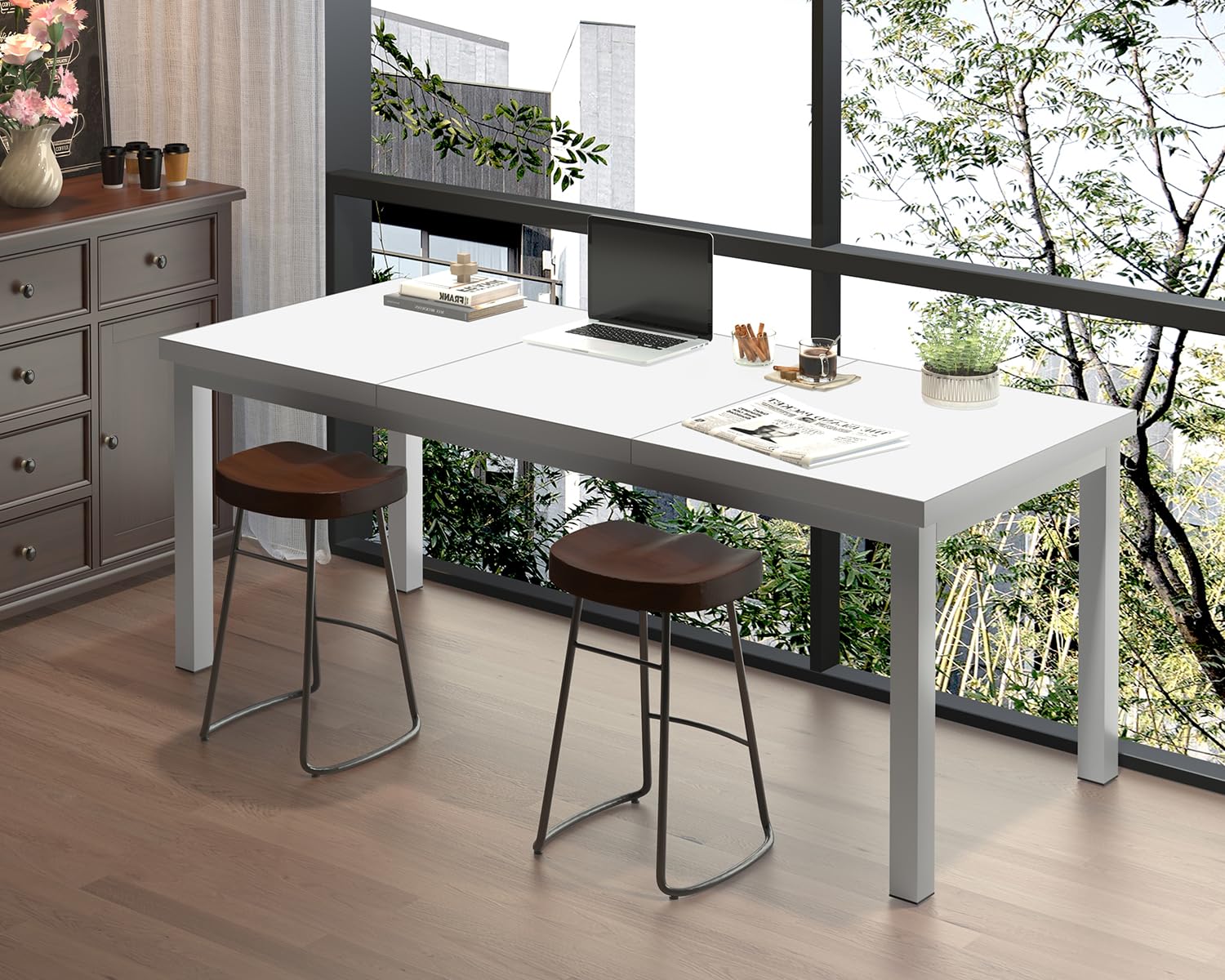 Bureau d'ordinateur de 63 pouc - Home Office Work Table avis et prix